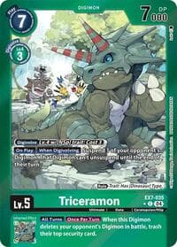 Triceramon (Foil) - Digimon LIBERATOR - Digimon Card Game card