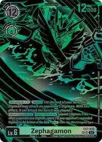 Zephagamon (Textured) - Digimon LIBERATOR - Digimon Card Game card