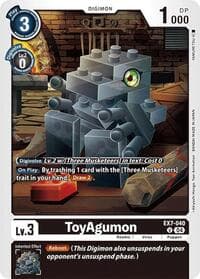 ToyAgumon - EX7-040 - Digimon LIBERATOR - Digimon Card Game card