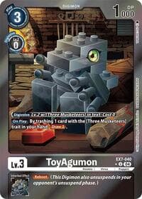 ToyAgumon - EX7-040 (Foil) - Digimon LIBERATOR - Digimon Card Game card