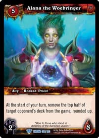 Alana the Woebringer - Throne of the Tides - WoW card