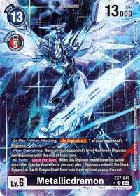 Metallicdramon (Alternate Art) - Digimon LIBERATOR - Digimon Card Game card
