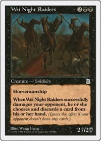 Wei Night Raiders - Portal Three Kingdoms - Magic: The Gathering card