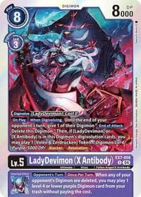 LadyDevimon (X Antibody) - Digimon LIBERATOR - Digimon Card Game card