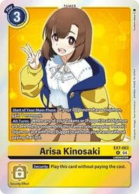 Arisa Kinosaki - Digimon LIBERATOR - Digimon Card Game card