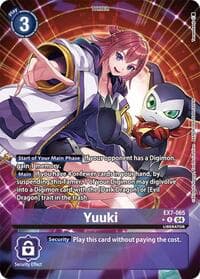 Yuuki (Alternate Art) - Digimon LIBERATOR - Digimon Card Game card
