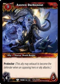 Asoren Darksnout - Throne of the Tides - WoW card