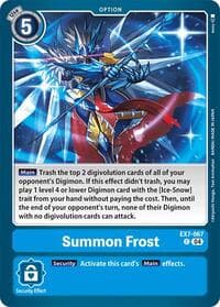 Summon Frost - Digimon LIBERATOR - Digimon Card Game card