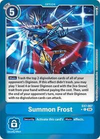 Summon Frost (Foil) - Digimon LIBERATOR - Digimon Card Game card