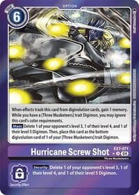 Hurricane Screw Shot (Foil) - Digimon LIBERATOR - Digimon Card Game card