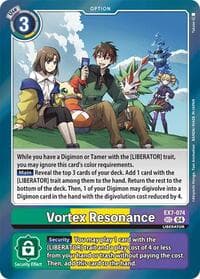 Vortex Resonance - Digimon LIBERATOR - Digimon Card Game card