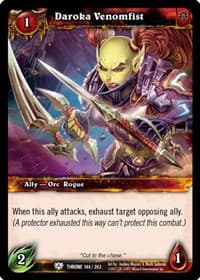 Daroka Venomfist - Throne of the Tides - WoW card