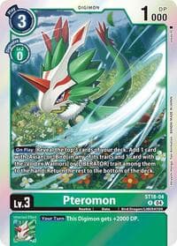 Pteromon - Starter Deck 18: Guardian Vortex - Digimon Card Game card