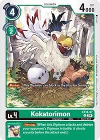 Kokatorimon - Starter Deck 18: Guardian Vortex - Digimon Card Game card