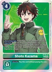 Shoto Kazama - Starter Deck 18: Guardian Vortex - Digimon Card Game card