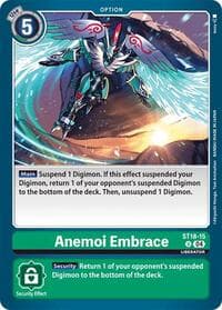 Anemoi Embrace - Starter Deck 18: Guardian Vortex - Digimon Card Game card