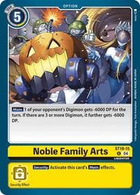 Noble Family Arts - Starter Deck 19: Fable Waltz - Digimon Card Game card