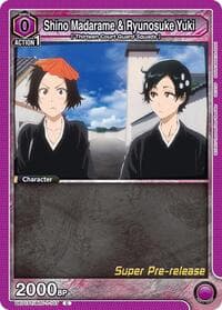 Shino Madarame & Ryunosuke Yuki - UE01ST: BLEACH: Thousand-Year Blood War Super Pre-Release Starter Deck - Union Arena card