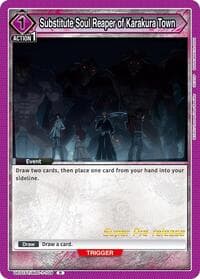 Substitute Soul Reaper of Karakura Town - UE01ST: BLEACH: Thousand-Year Blood War Super Pre-Release Starter Deck - Union Arena card