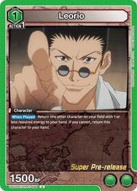 Leorio (090) - UE02ST: HUNTER X HUNTER Super Pre-Release Starter Deck - Union Arena card