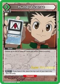 Hunter License - UE02ST: HUNTER X HUNTER Super Pre-Release Starter Deck - Union Arena card