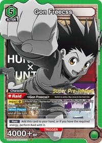 Gon Freecss (102) - UE02ST: HUNTER X HUNTER Super Pre-Release Starter Deck - Union Arena card