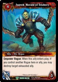 Jagrok, Herald of Trickery - Throne of the Tides - WoW card