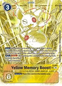 Yellow Memory Boost! (Starter Deck 19 Exclusive) - Digimon Promotion Cards - Digimon Card Game card