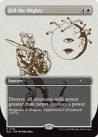 Fell the Mighty (1778) - Secret Lair Drop Series - Magic: The Gathering card
