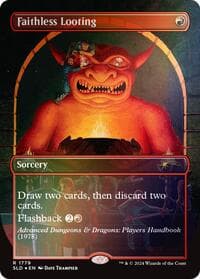 Faithless Looting (Rainbow Foil) - Secret Lair Drop Series - Magic: The Gathering card