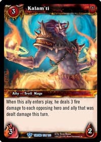 Kalam'ti - Throne of the Tides - WoW card