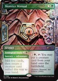 Monster Manual (Rainbow Foil) - Secret Lair Drop Series - Magic: The Gathering card