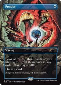 Ponder (1783) - Secret Lair Drop Series - Magic: The Gathering card