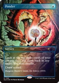Ponder (1783) (Rainbow Foil) - Secret Lair Drop Series - Magic: The Gathering card