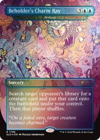 Beholder's Charm Ray - Bribery (Rainbow Foil) - Secret Lair Drop Series - Magic: The Gathering card
