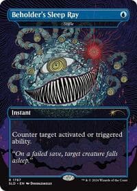 Beholder's Sleep Ray - Stifle - Secret Lair Drop Series - Magic: The Gathering card