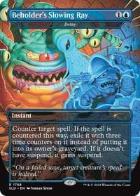 Beholder's Slowing Ray - Delay - Secret Lair Drop Series - Magic: The Gathering card