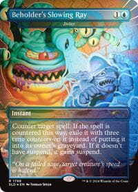 Beholder's Slowing Ray - Delay (Rainbow Foil) - Secret Lair Drop Series - Magic: The Gathering card