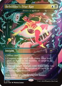 Beholder's Fear Ray - Drown in the Loch (Rainbow Foil) - Secret Lair Drop Series - Magic: The Gathering card