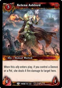 Kelena Ashford - Throne of the Tides - WoW card