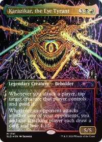 Karazikar, the Eye Tyrant (Rainbow Foil) - Secret Lair Drop Series - Magic: The Gathering card