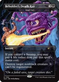 Beholder's Death Ray - Snuff Out - Secret Lair Drop Series - Magic: The Gathering card
