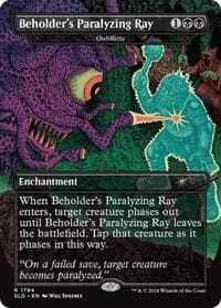 Beholder's Paralyzing Ray - Oubliette - Secret Lair Drop Series - Magic: The Gathering card