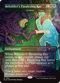 Beholder's Paralyzing Ray - Oubliette (Rainbow Foil) - Secret Lair Drop Series - Magic: The Gathering card
