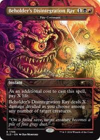 Beholder's Disintegration Ray - Fire Covenant - Secret Lair Drop Series - Magic: The Gathering card