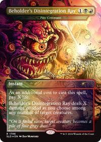 Beholder's Disintegration Ray - Fire Covenant (Rainbow Foil) - Secret Lair Drop Series - Magic: The Gathering card