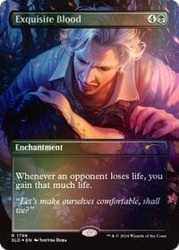 Exquisite Blood (Rainbow Foil) - Secret Lair Drop Series - Magic: The Gathering card