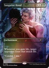 Sanguine Bond (Rainbow Foil) - Secret Lair Drop Series - Magic: The Gathering card