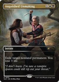 Anguished Unmaking (1800) - Secret Lair Drop Series - Magic: The Gathering card
