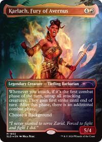 Karlach, Fury of Avernus (Rainbow Foil) - Secret Lair Drop Series - Magic: The Gathering card